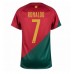 Portugal Cristiano Ronaldo #7 Voetbalkleding Thuisshirt WK 2022 Korte Mouwen